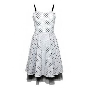 Super Low Fat Polka Dot Dress - sz Large
